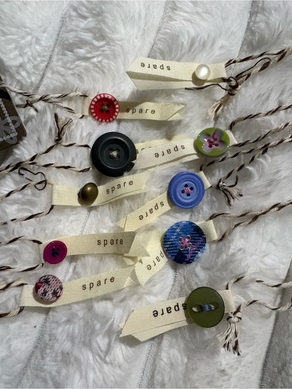10 Matilda Jane Multi-Colored Decorative Button Set